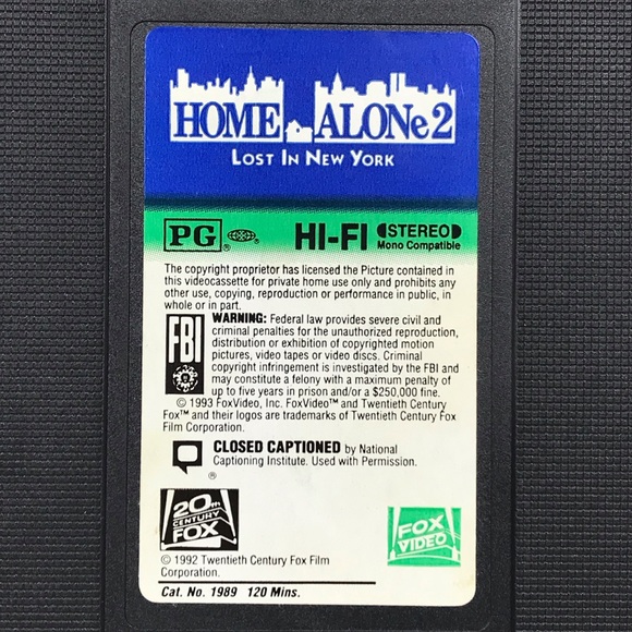 Home Alone 2 Lost In New York Family & Kids 1993 Vintage Christmas VHS Movies - Picture 10 of 13